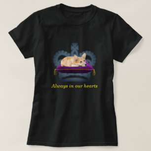 Customizable Queen corgi cushion crown T-Shirt