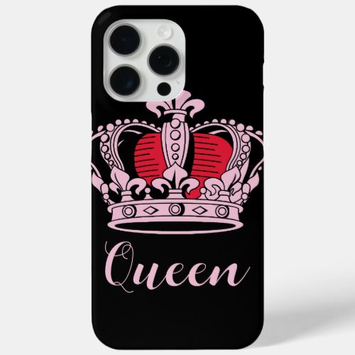 Customizable Queen Crown iPhone 15 Pro Max Case