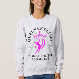 Customizable QUEEN OF CLUBS Women's Golf Sweatshirt