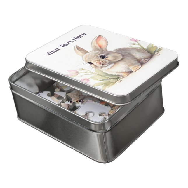 Customizable Rabbit Puzzle (Lid Open)