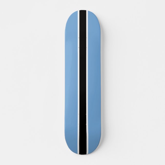 Customizable Racers Stripe Edition Skateboard Deck (Front)