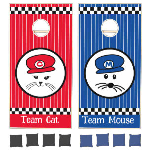 Customizable Racing Themed Cornhole Set