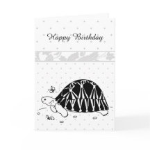 Customizable Radiated Tortoise Card
