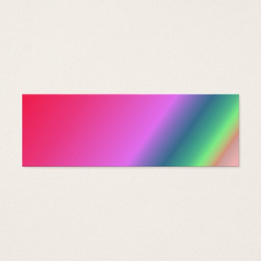 Customizable Customizable Rainbow Bookmark Business Card Templates