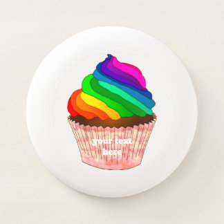 Customizable Rainbow Cupcake Pride Design Wham-O Frisbee