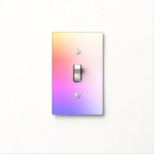 Customizable Rainbow Gradient Light Switch Cover