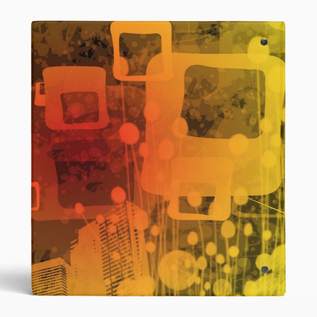 Customizable Rainbow Graffiti Binder (Back)