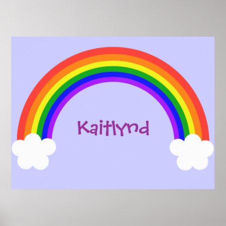 Customizable Rainbow Poster