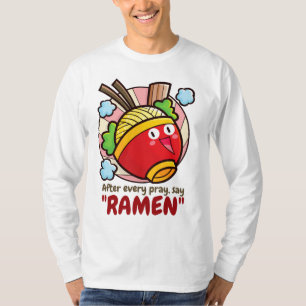 Customizable "Ramen" after praying T-Shirt