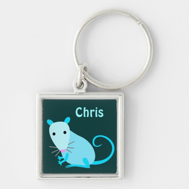 Customizable Rat Keyring (Front)