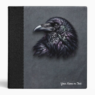 Customizable Raven Head Binder