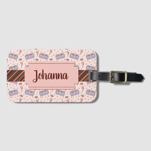 Customizable Razor Blade Semicolon Yami Kawaii Luggage Tag