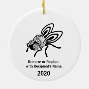 Customizable RBG Fly with Collar Ornament on Black