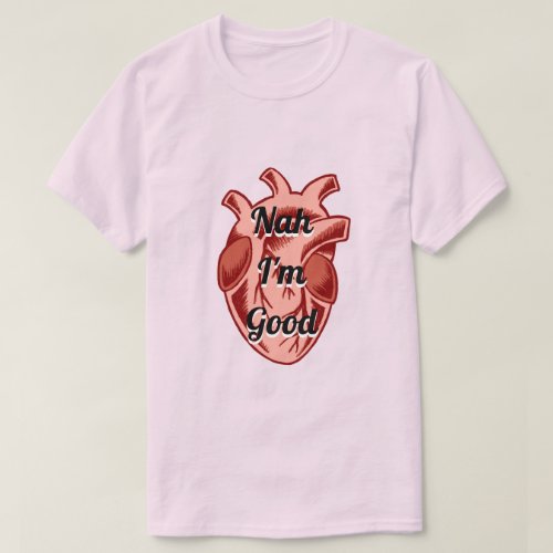 Customizable Realistic Anti_Valentines Heart T_Shirt