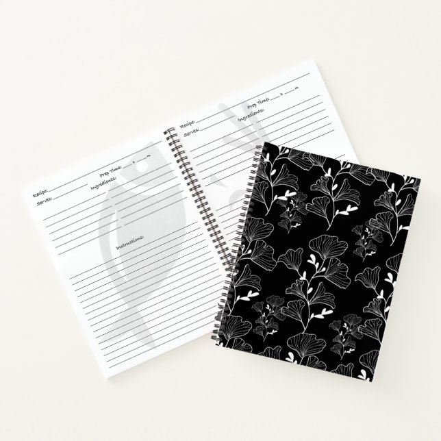 Customizable recipe Notebook | Stylish  (Inside)