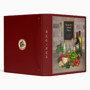Customizable Recipes Binder