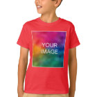 Customizable Red Add Image Photo Kids Boys Basic