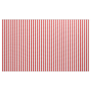 Customizable Red and White Striped Fabric