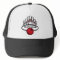 Customizable red bowling team sport hat