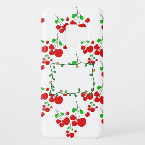 Customizable red cherry pattern accessories LeahG Case_Mate Samsung Galaxy S9 Case