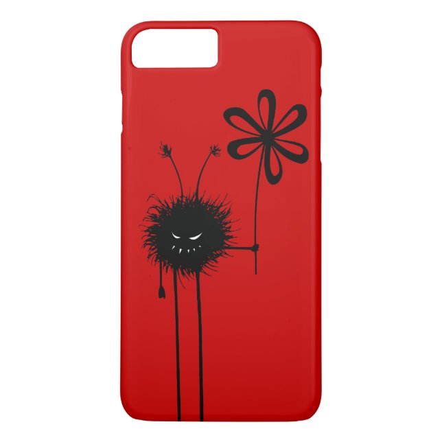 Customizable Red Evil Flower Bug Case-Mate iPhone Case (Back)