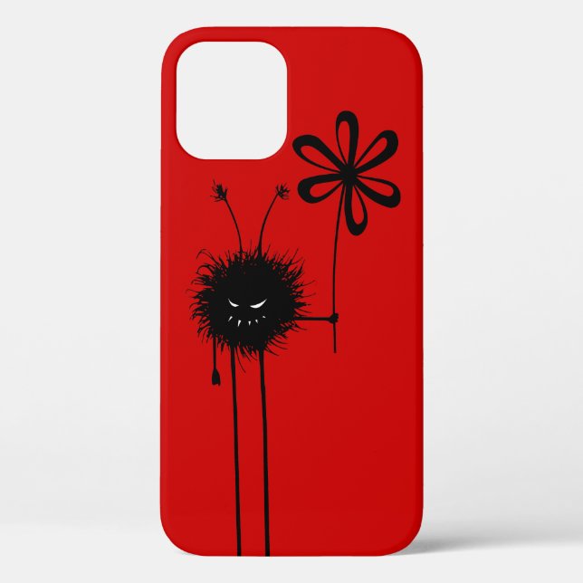 Customizable Red Evil Flower Bug Case-Mate iPhone Case (Back)