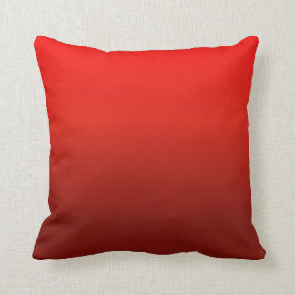 Customizable Red Gradient Pillow