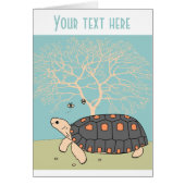 Customizable Redfoot Tortoise Card (Front)