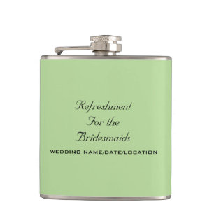 CUSTOMIZABLE Refreshment for Bridesmaids Flask