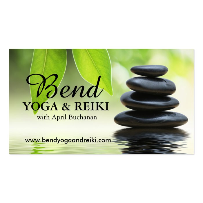 Customizable Reiki Business Cards