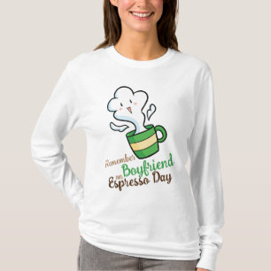 Customizable Remember Me on Espresso Day T-Shirt