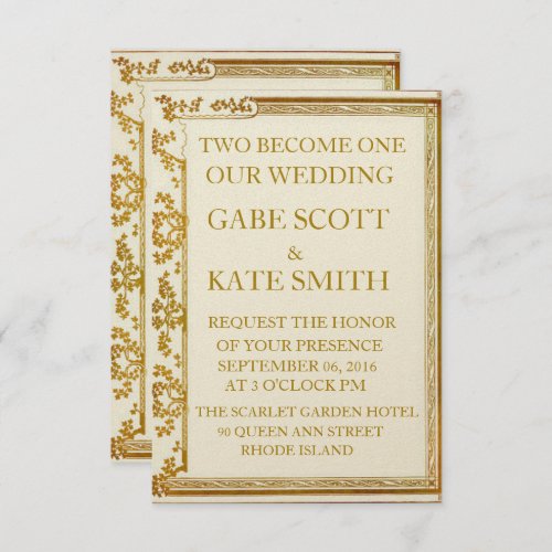 Customizable Remembrance WEDDING INVITATION