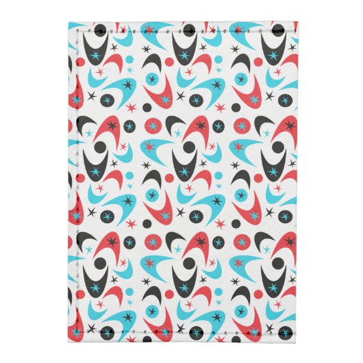 Customizable Retro Boomerangs Card Wallet (Front Vertical)