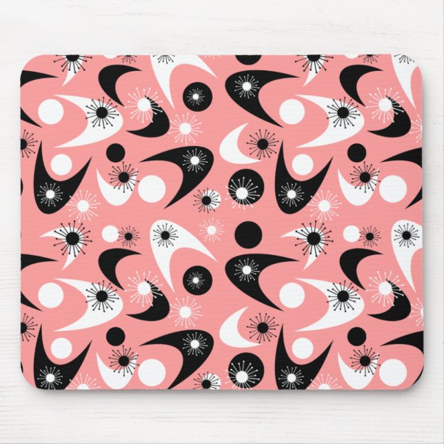 Customizable Retro Boomerangs Mouse Pad (Front)