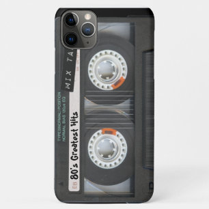 Customizable Retro Cassette Tape iPhone 11 Pro Max Case