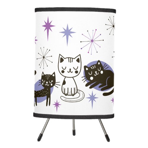 Customizable Retro Kitten Lamp