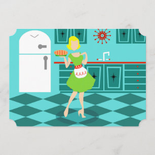 Customizable Retro Mother's Day Invitations