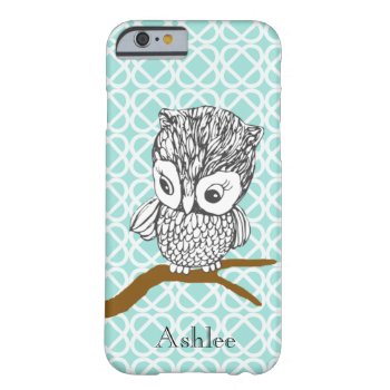 Customizable Retro Owl Iphone 6 Case by JoleeCouture at Zazzle
