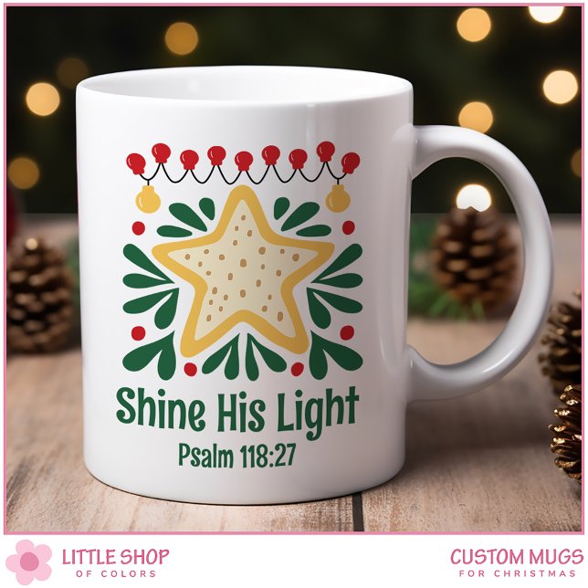 Customizable Retro Style Christmas Coffee Mug (Creator Uploaded)