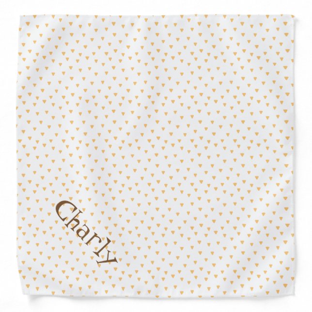 Customizable Retro Triangle Bandana (Front)