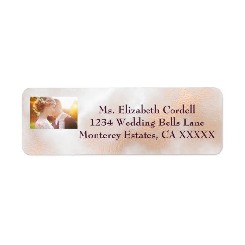 Customizable return address label