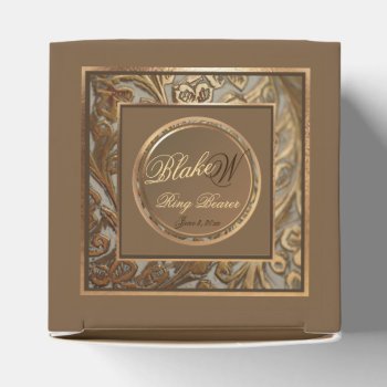 Customizable Ring Bearer Wedding Favor Box by 4westies at Zazzle