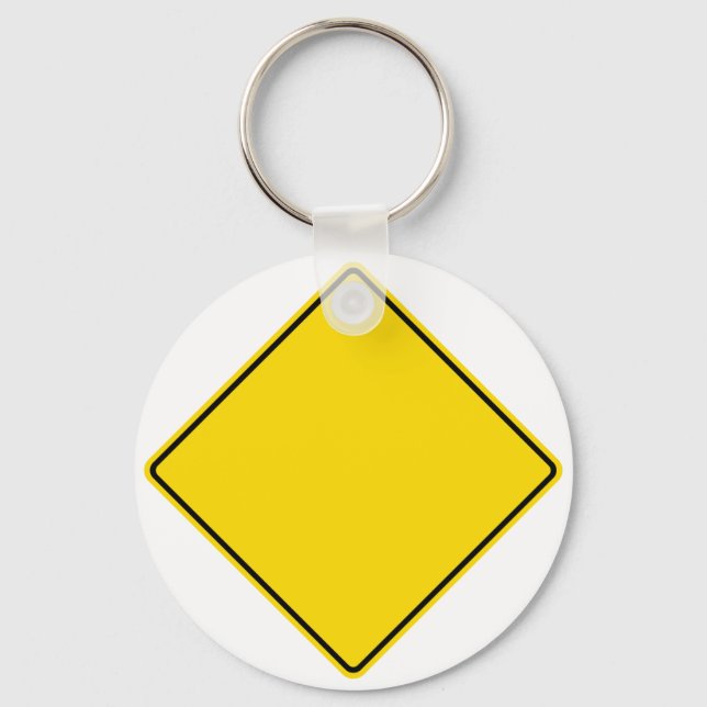 Customizable Road Sign Keychain (Front)