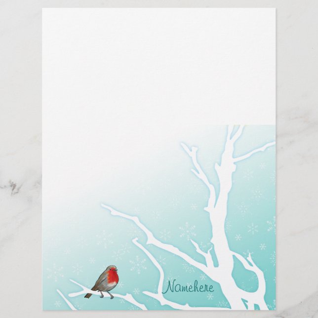 Customizable: Robin in a tree (Front)
