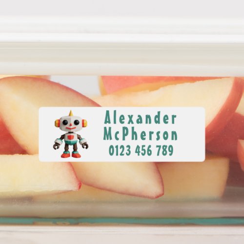 Customizable Robot Kids Clothing Kids' Labels
