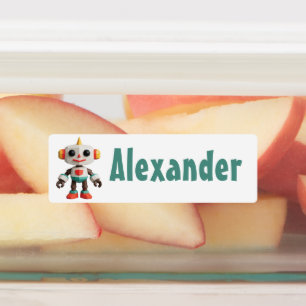 Customizable Robot Kids Kids' Labels