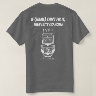 Customizable Robot T-Shirt (White Variant)
