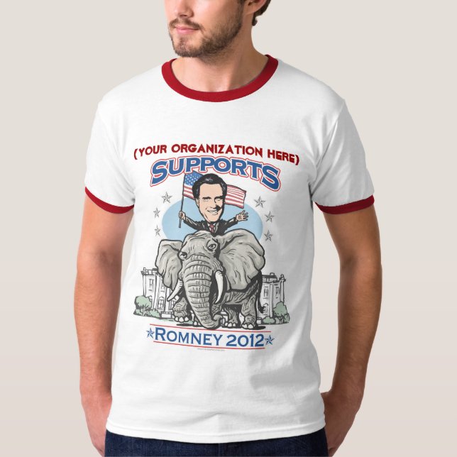 Customizable Romney 2012 Shirt (Front)