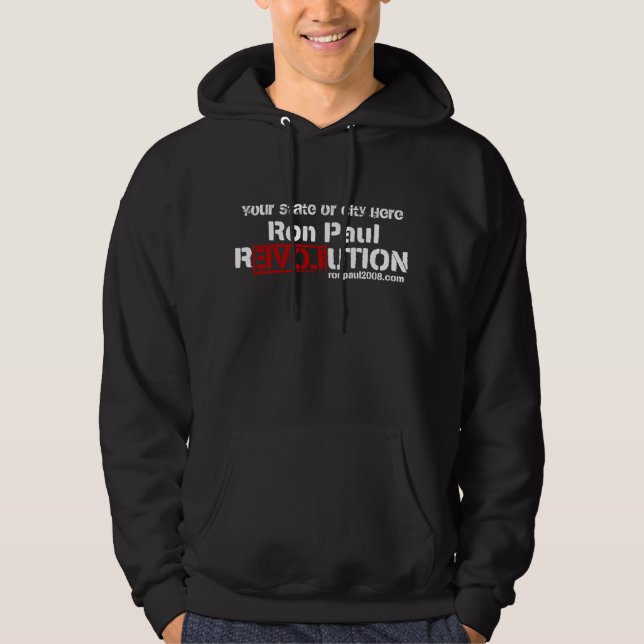 Customizable Ron Paul Hoodie (Front)