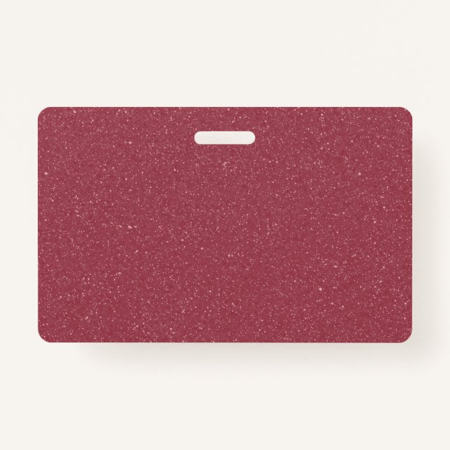 Customizable Rose Gold Glitter Badge (Front)